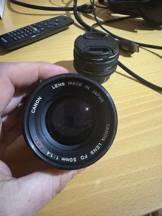 Ópticas analógicas Nikon Canon Konica Pe