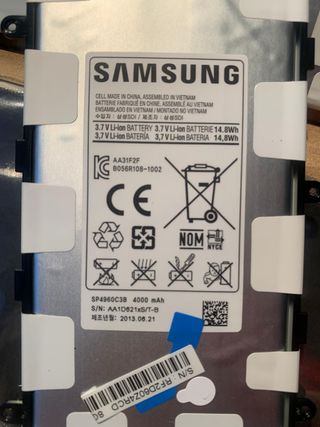 2x1 Repuesto Original Batería SAMSUNG Galaxy Tab