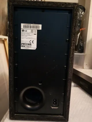 Barra de sonido y subwoofer LG