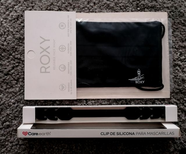 Mascarilla Roxy y clip de silicona
