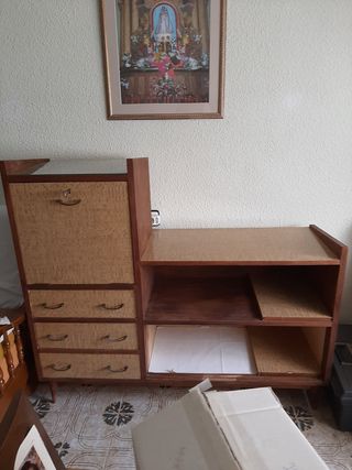 REBAJADO ;Mueble antiguo y vintage  mueble bar.