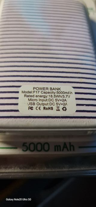 Bateria externa 3 en 1 5000 mAh