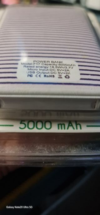 Bateria externa 3 en 1 5000 mAh