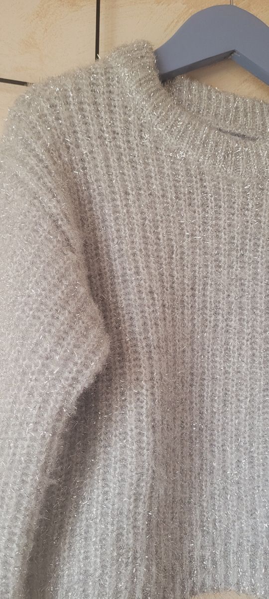 Jersey plateado Lefties. Talla 7-8