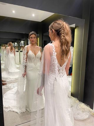 Vestido novia Rosa Clará