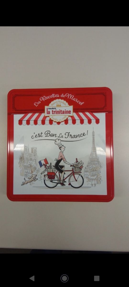 Scatola in metallo Biscuiterie La Trinitaine