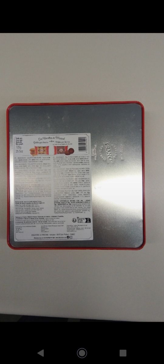 Scatola in metallo Biscuiterie La Trinitaine