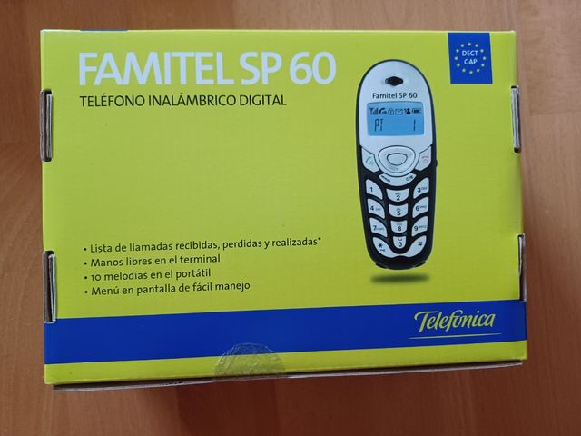 Teléfono fijo antiguo 