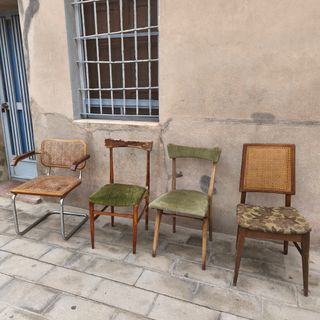 Sillas de diseño vintage lote