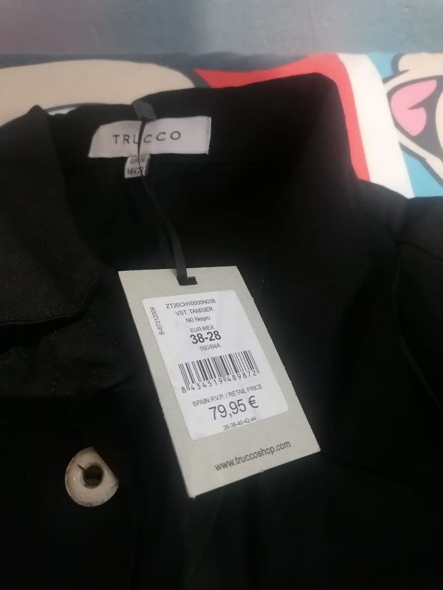 Vestido negro TRUCCO talla 38