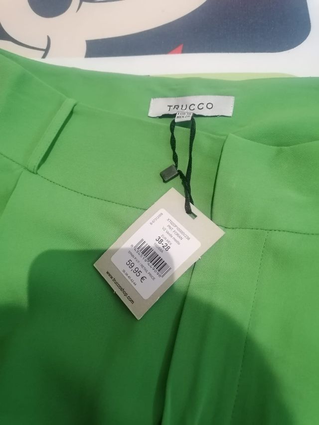 Pantalón verde TRUCCO Talla 38
