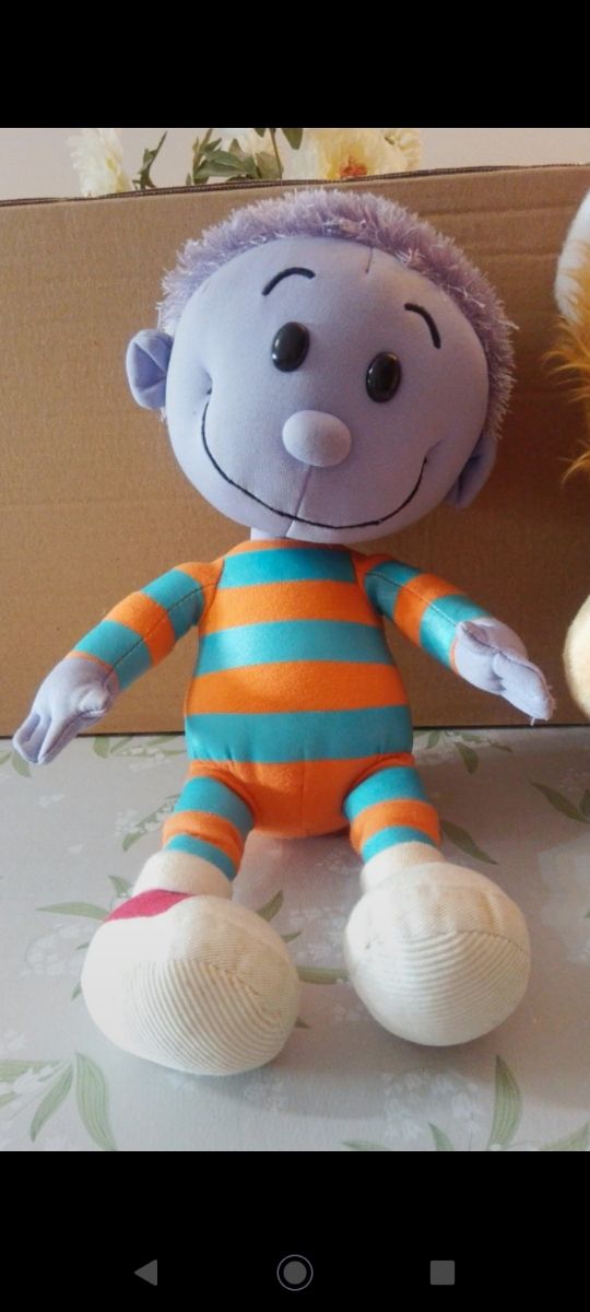 Peluche LION con cuore LOVE e PURPLE BOY