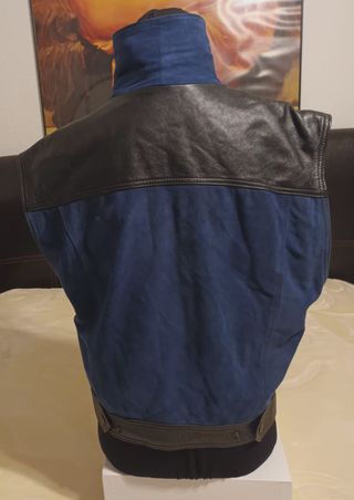 Chaleco de Cuero y Ante