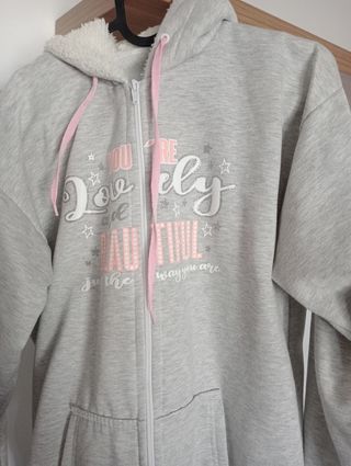 Sudadera cremallera mujer 