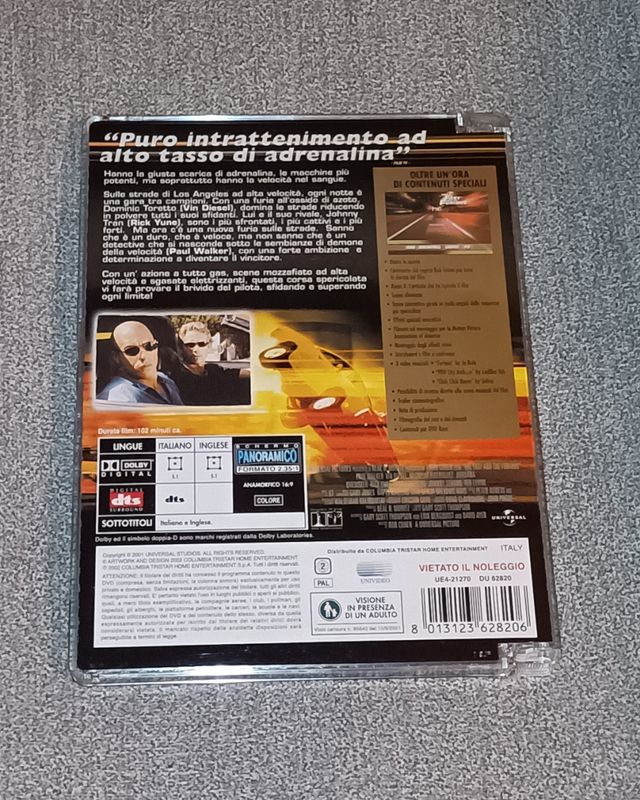 Fast and Furious DVD