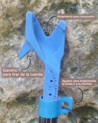 Pértiga para escalada