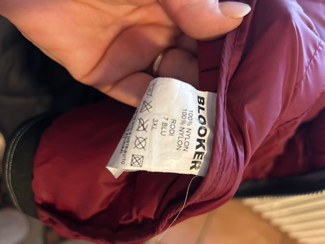 Piumino 100 g blu blooker