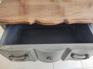 Cassettiera/comodino in legno di acacia e mango