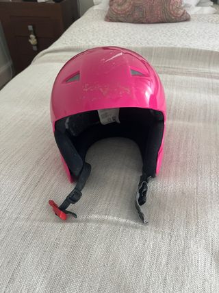 Casco esqui junior rosa