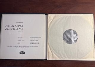 Vinilos Cavalleria Rusticana Album 2 discos DECCA