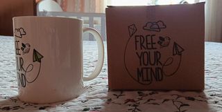 Taza de cerámica