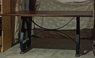 Mesa rústica. Totalmente artesanal.