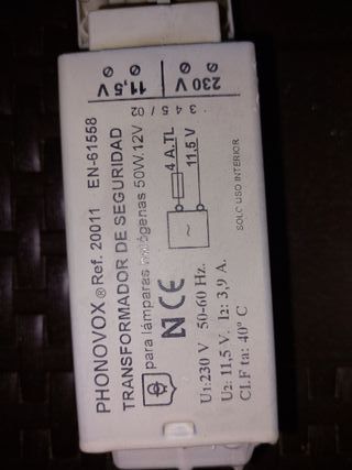 Transformador 50w para iluminación - spot