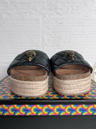 ZUEVO MULE KURY GEIGER NUEVO  con caja T.38 piel