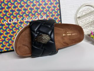 ZUEVO MULE KURY GEIGER NUEVO  con caja T.38 piel