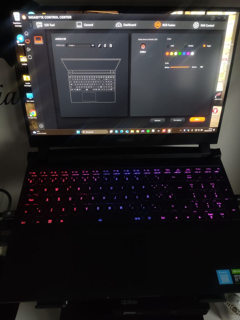 Portátil Aorus 5 KE afbeelding 2