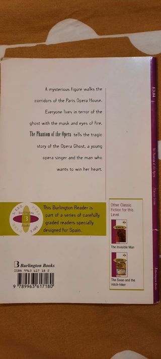 Libro inglés: The Phantom of the Opera