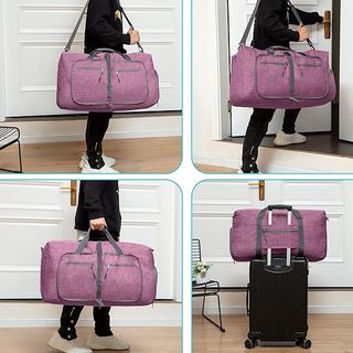 Vomgomfom Bolsa de Viaje Plegable de 115L, Maleta