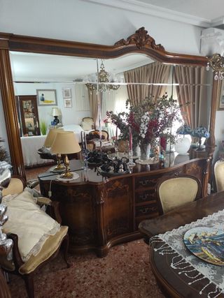 Muebles salón marquetería