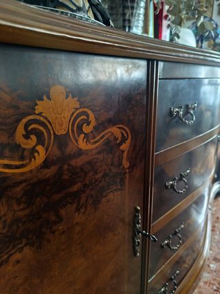 Muebles salón marquetería