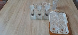 Oggetti vintage in cristallo