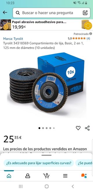 75 Discos de cortar y 10 discos repasar