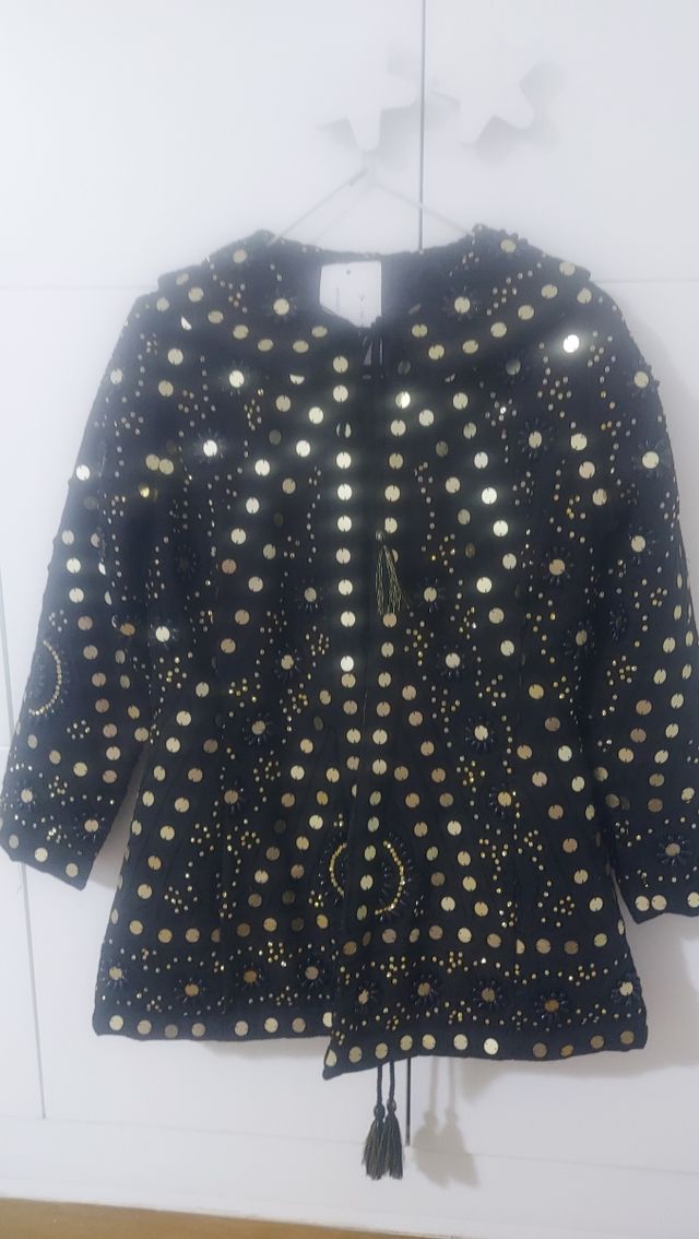Chaqueta India espejos y piedras