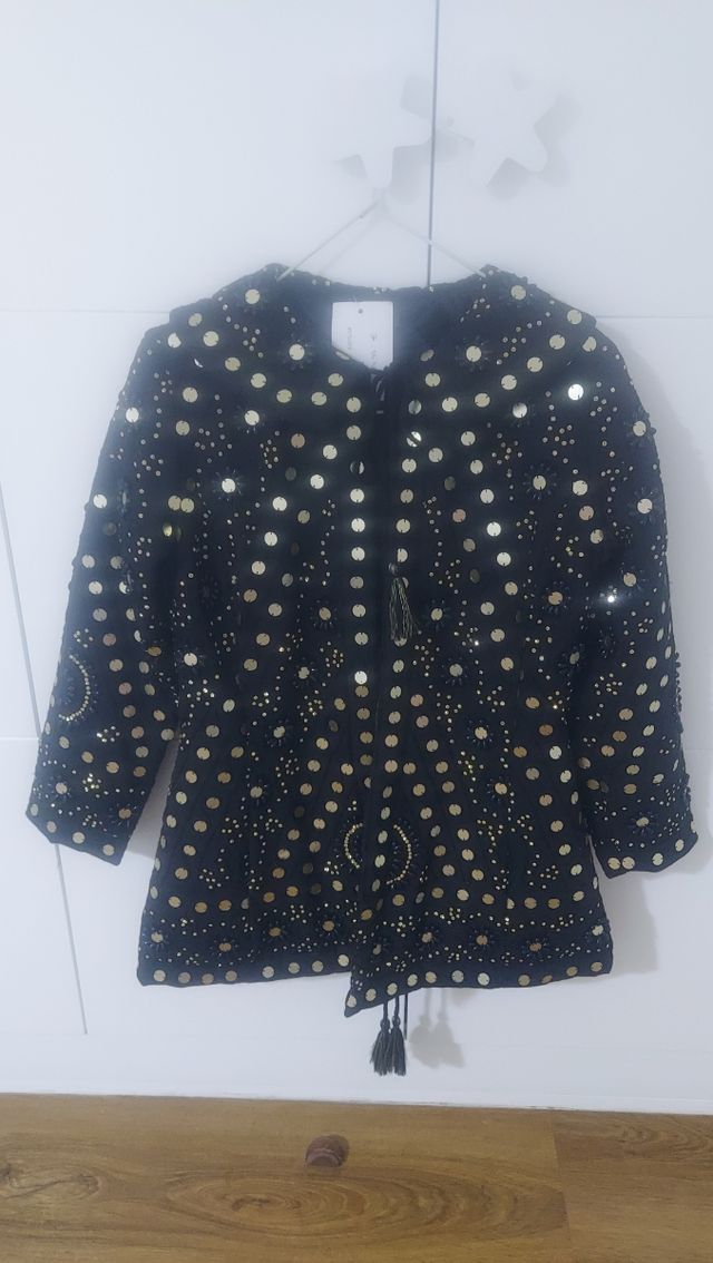 Chaqueta India espejos y piedras