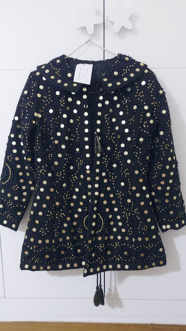 Chaqueta India espejos y piedras