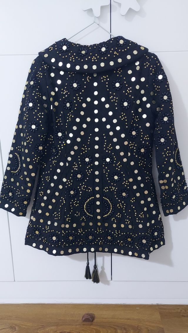 Chaqueta India espejos y piedras