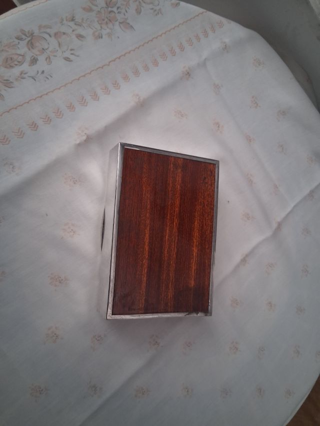 Cofanetto portagioie in argento Retro