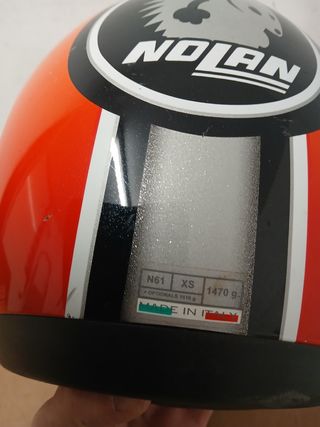 CASCO NOLAN TALLA XS EN PERFECTO ESTADO