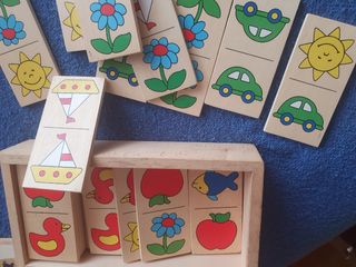 Dominó madera Goki niños