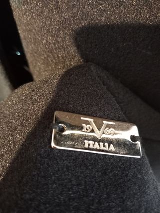Abrigo Versace 19v69 Italia talla M Mujer brillo 