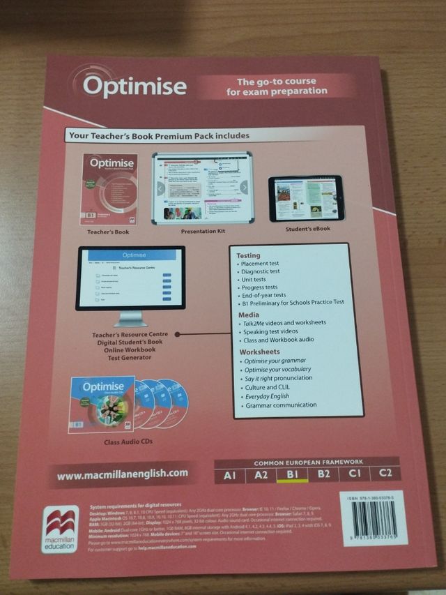 Optimise B1 Teacher's Book Premium Pack