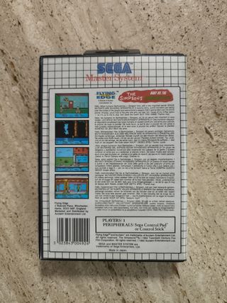 THE SIMPSONS MASTER SYSTEM