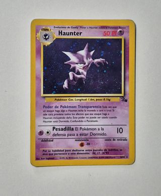 Haunter fosil unlimited cartas pokemon fossil