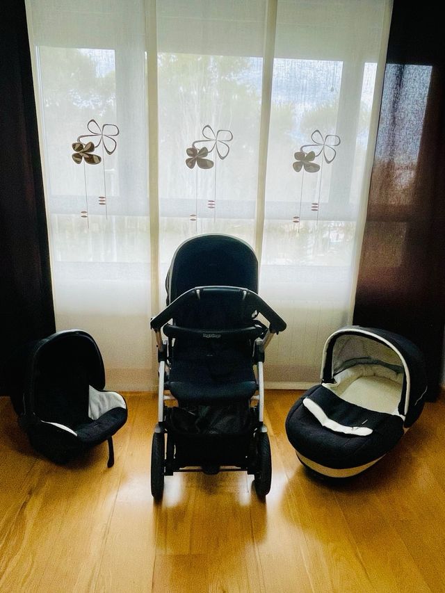 Set PEG PEREGO: Carrito Maxicosi Capazo Isofix...