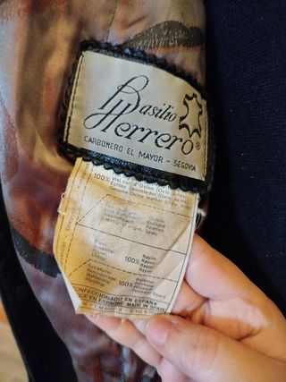 Chaqueta cuero basilio herrero 