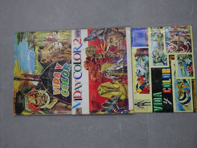 Vida y Color álbumes de cromos